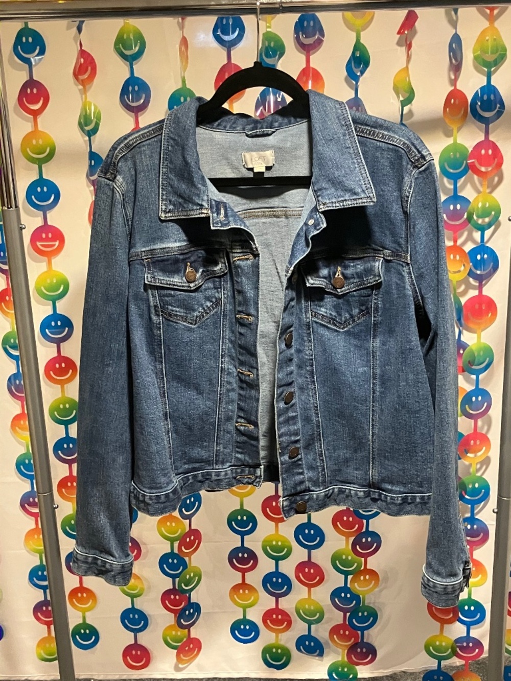 LOFT Outlet Classic Denim Jacket (XL)